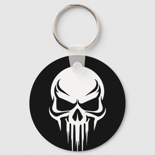 Grim Specter Dripping Skull Graphic Sleutelhanger (Achterkant)