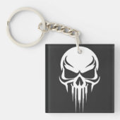 Grim Specter Dripping Skull Graphic Sleutelhanger (voorkant)