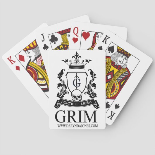 GRIM-speelkaarten Pokerkaarten (Achterkant)