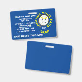 GRIMACE-badge Badge (Voor- en achterkant)