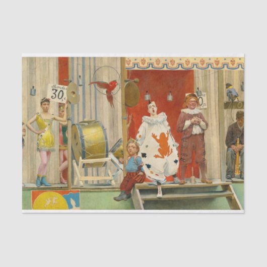 Grimaces en miserie, de acats van Fernand Pelez Tissuepapier (Voorkant)