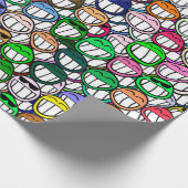 Grimaes op cadeaupapier (Hoek)