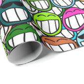 Grimaes op cadeaupapier (Rol Hoek)