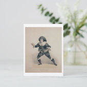 Grimaldi als Scaramouche uit de Commedia dell'Ar Briefkaart (Staand voorkant)