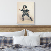 Grimaldi als Scaramouche uit de Commedia dell'Ar Canvas Afdruk (Insitu (Slaapkamer))