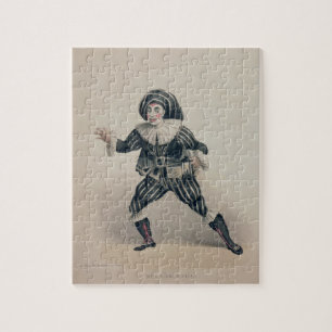 Grimaldi als Scaramouche uit de Commedia dell'Ar Legpuzzel