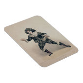 Grimaldi als Scaramouche uit de Commedia dell'Ar Magneet (Rechterzijde)