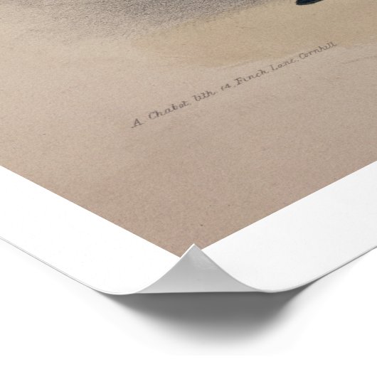 Grimaldi als Scaramouche uit de Commedia dell'Ar Poster (Hoek)