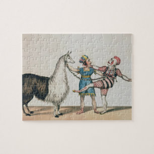 Grimaldi en de Alpaca in het Populaire Pantomime Legpuzzel