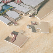 Grimaldi en de Alpaca in het Populaire Pantomime Legpuzzel (Zijkant)