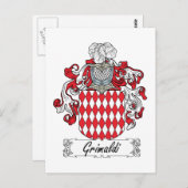 Grimaldi Family Crest Briefkaart