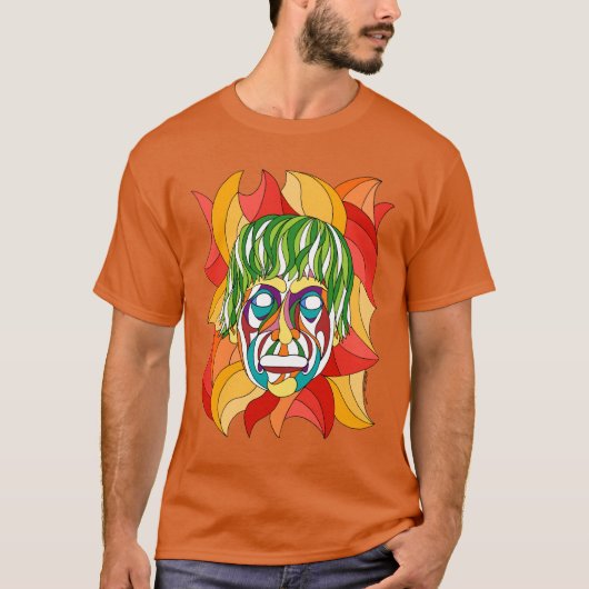 Grimas Gezicht T-shirt (Voorkant)