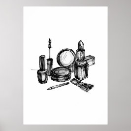Grimas mode schets poster