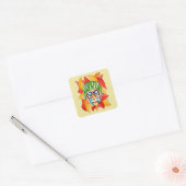 Grimas Vierkante Sticker (Envelop)