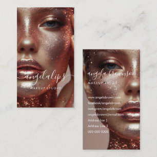 Grimasseur Foto lippen lipstick gloss Visitekaartje