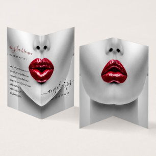 Grimasseur Foto lippenstift gloss Visitekaartje