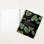 Grimasseur Jungle Groene Begroeiing Waterverf Mons Planner (Display)