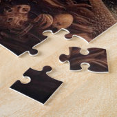 Grimbone en Skulldust, gemonteerd hun grote haksel Legpuzzel (Zijkant)