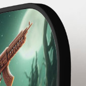 Grimbone en Skulldust, gemonteerd hun grote haksel Pickleball Paddle (Links Detail)