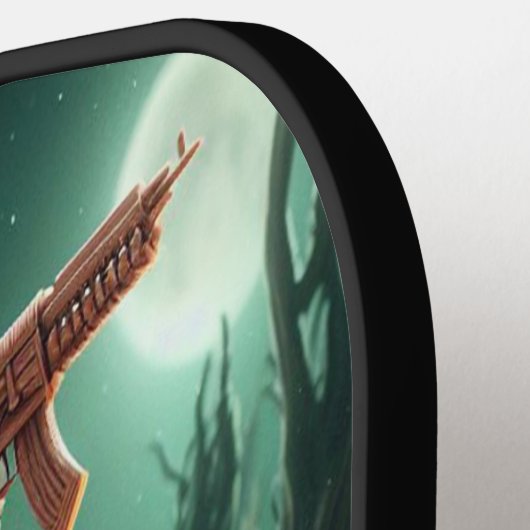 Grimbone en Skulldust, gemonteerd hun grote haksel Pickleball Paddle (Links Detail)