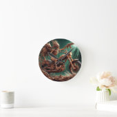 Grimbone en Skulldust, gemonteerd hun grote haksel Ronde Klok (Huis)