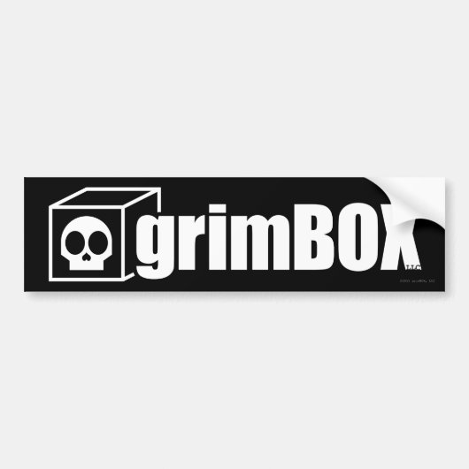 grimBOX, LLC - Bumper Stcker Bumpersticker (Voorkant)