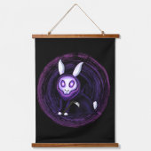 Grimbun Wood met onderkant wandtapijt Hangend Wandkleed (Voorkant)