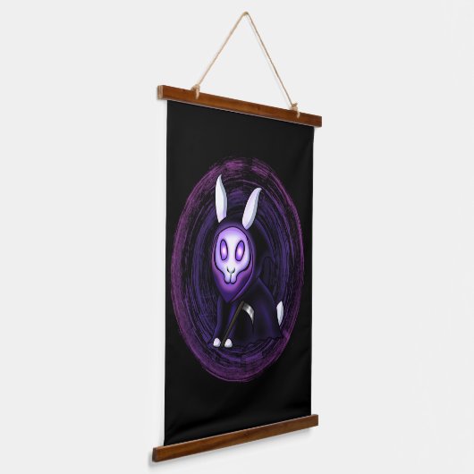 Grimbun Wood met onderkant wandtapijt Hangend Wandkleed (Gebogen)