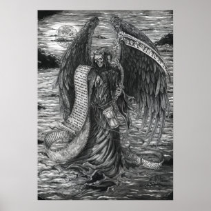 Grime Reaper Poster - Wanneer het Man rond komt