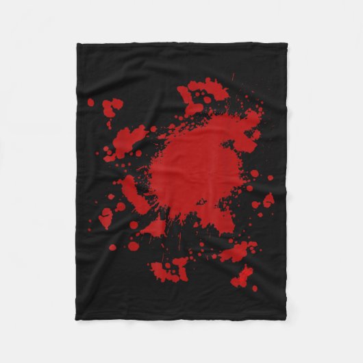 Grimeffect Carnaval Kostuum Griezelige Halloween Fleece Deken (Voorkant)