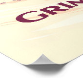 Grimentz-Zinal Skigebied Reisposter Poster (Hoek)