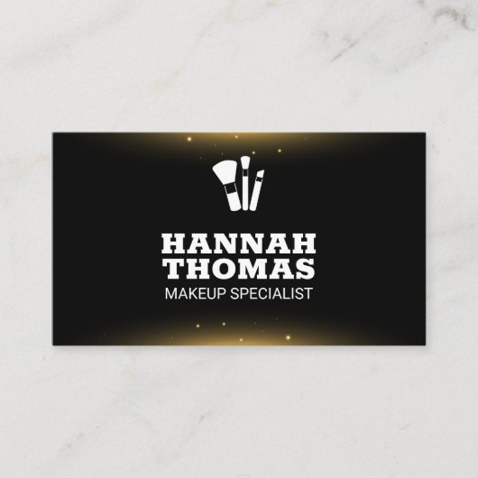 Grimerskwasten | Glitters Visitekaartje (Voorkant)