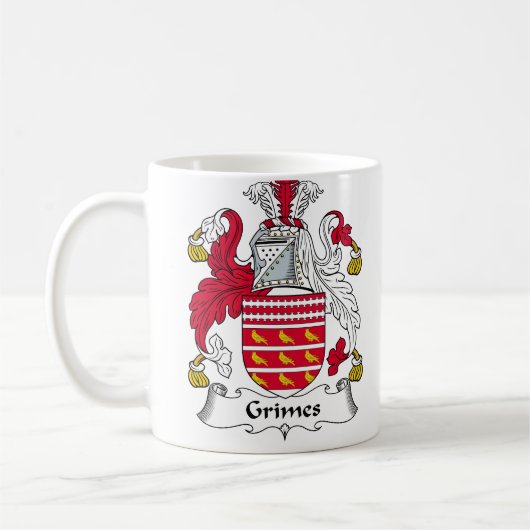 Grimes Family Crest Koffiemok (Links)