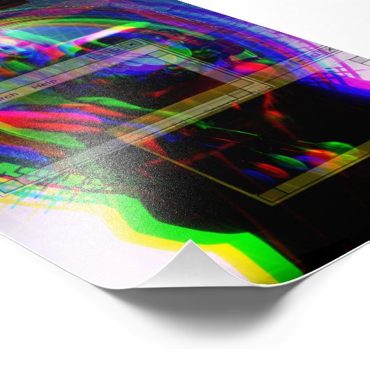 Grimes poster cyberpunk (Hoek)