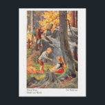 Grimm Brothers Briefkaart<br><div class="desc">Paar van Brothers Grimm wolf lambs children continental antiek pc .</div>