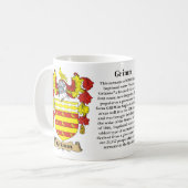 Grimm, de Oorsprong, de Betekenis en de Mok Crest (Voorkant links)