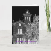 Grimm Gothic Halloween Greetings Kaart (Voorkant)