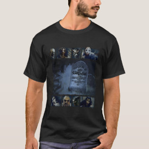 Grimm rust in vrede met capuchon t-shirt