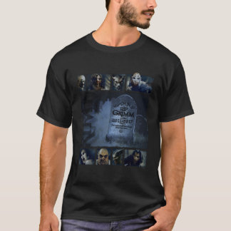 Grimm rust in vrede met capuchon t-shirt
