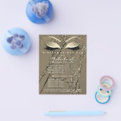 Grimmer Beauty Salon Glitter Flyer Marble1 (Enkel)