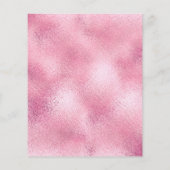 Grimmer Beauty Salon Goud Glitter Flyer Roze (Achterkant)