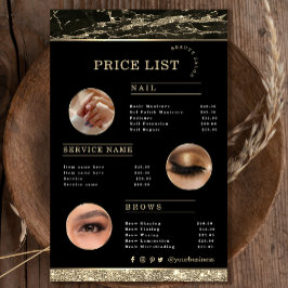 Grimmer Black Gold Marmer flyer