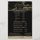 Grimmer Flyer Black Gold Marble (Voorkant)