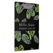 Grimmer Jungle Groene Waterverf Monstera Klembord (Rechts)