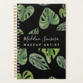 Grimmer Jungle Groene Waterverf Monstera Planner (Voorkant)