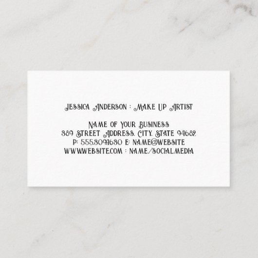 Grimmer | Wimpers | Glow Visitekaartje (Achterkant)