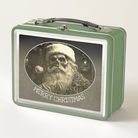 Grimmig Kerstmis - Skelet Kerstman  65609 (Voorkant)