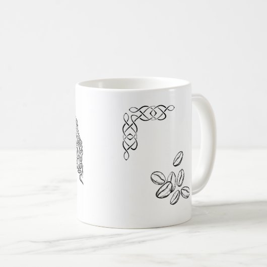 Grimmig maar glorieus koffiemok (Voorkant rechts)