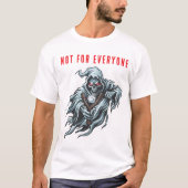 Grimmige Doodgraver Katapult Voorprint Wit T-Shirt (Voorkant)