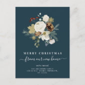 grimmige mededeling over " vrolijke kerstmis " briefkaart (Voorkant)